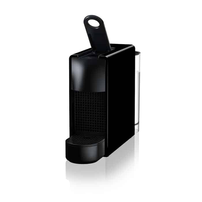 5_32_3 מכונת קפה NESPRESSO אסנזה מיני בצבע שחור דגם C30 כולל מקציף חלב ארוצ'ינו