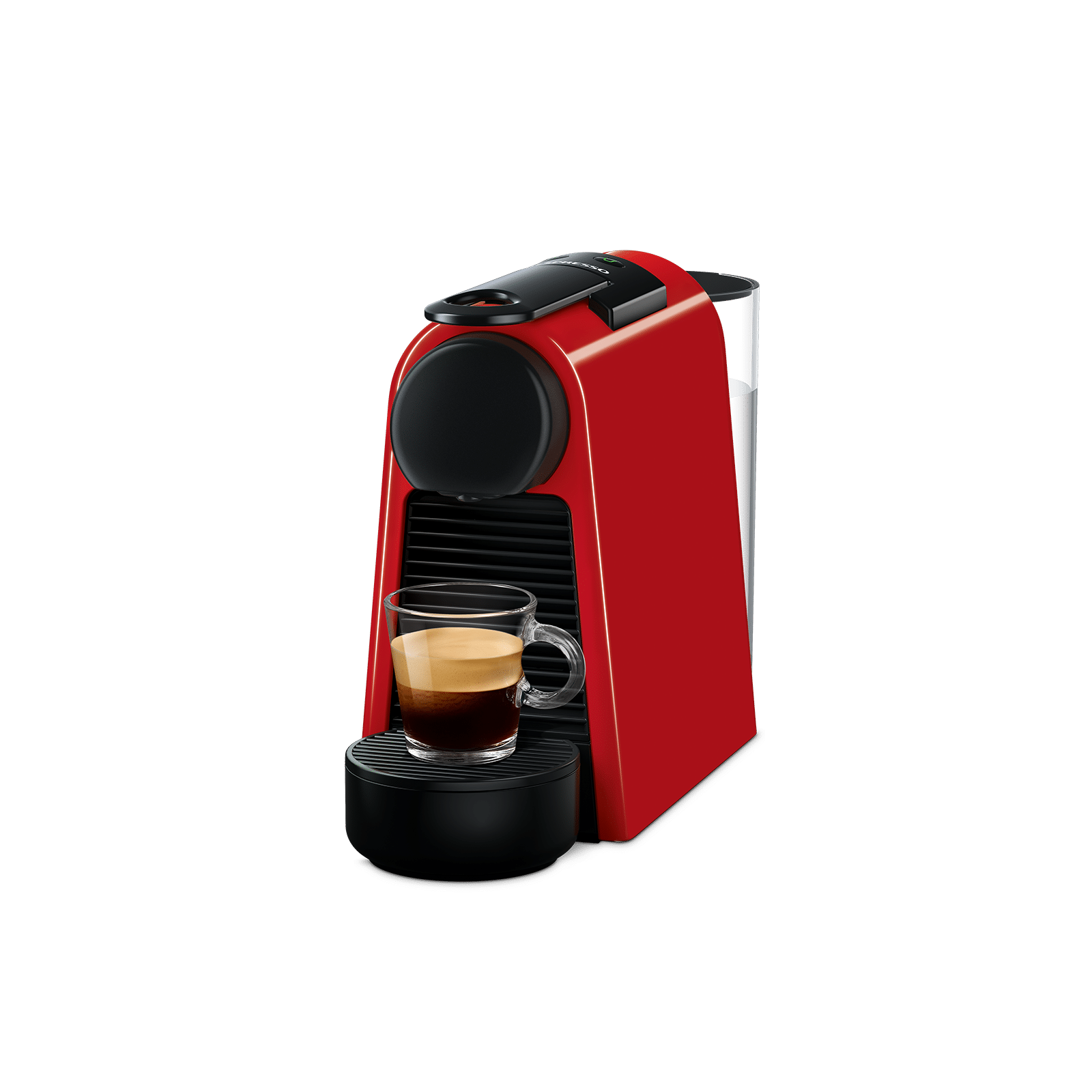 EssenzaMini D red- 3Q מכונת קפה NESPRESSO נספרסו ESSENZA MINI אסנזה מיני בצבע אדום דגם D30 כולל מקציף חלב ארוצ'ינו
