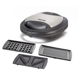 טוסטר לחיצה Morphy Richards דגם 44258 וופל בלגי ומגוון סוגי מזון