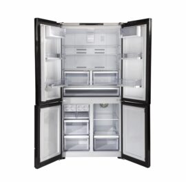 מקרר בקו 4 דלתות Beko בקו GN1406222GB זכוכית שחורה