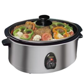 סיר בישול איטי גולדליין 6.5 ליטר נירוסטה Gold line דגם ATL066