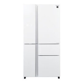 מקרר 5 דלתות 661 ליטר Sharp שארפ SJ-9732-WH זכוכית לבנה