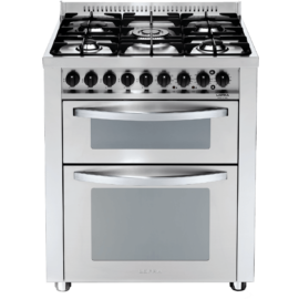 תנור אפיה משולב דו תאי 70 ס"מ LOFRA לופרה PUD76MFE/CI-2M נירוסטה - אחריות ע''י היבואן הרשמי