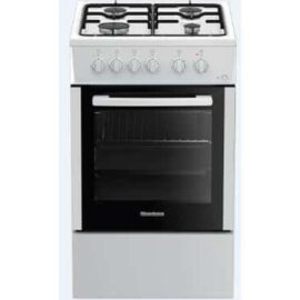 תנור אפיה משולב כיריים גז צר Blomberg בלומברג HGS9020 לבן