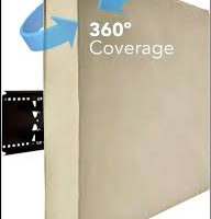 כיסוי מגן עמיד במים לטלוויזיה 60-65 אינץ' LUMI לומי דגם TVC02-9 צבע קרם