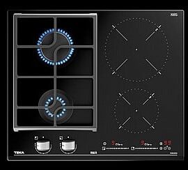כיריים משולבות 2 להבות גז 2 אינדוקציה 60 ס"מ Teka תקה JZC 64322 AB