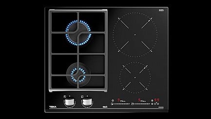 12035_031120201037521_large כיריים משולבות 2 להבות גז 2 אינדוקציה 60 ס"מ Teka תקה JZC 64322 AB