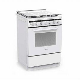 תנור משולב כיריים 4 גז Midea מידאה דגם 24DMS4G113/ 6727 לבן