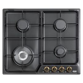 כיריים גז 4 להבות DeLonghi דלונגי NDG64AN עצוב כפרי שחור פחם