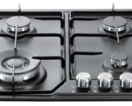 כיריים גז 4 להבות DeLonghi דלונגי NDG70AN שחור פחם