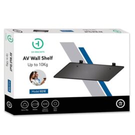 זרוע מדף זכוכית שיח שחור דגם SIH GLASS SHELF DVD 021