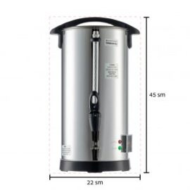 מיחם נירוסטה 40 כוסות מבית הידורית - צבע נירוסטה