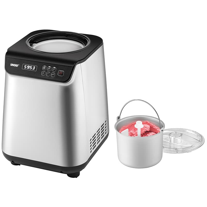 2 מכונת גלידה 1.2 ליטר בקירור עצמי UNOLD אנולד דגם ICE CREAM MAKER Uno 48825