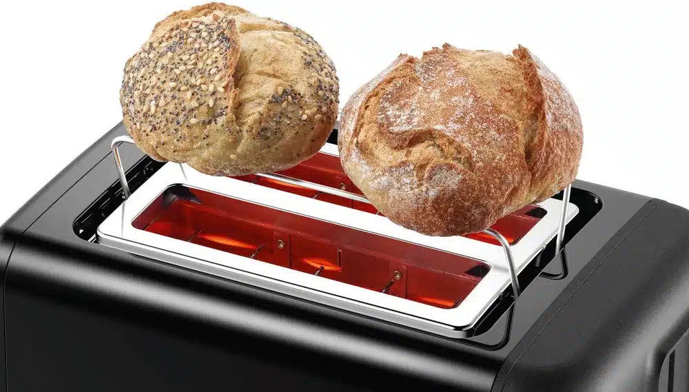 ‏מצנם Bosch בוש שתי פרוסות דגם DesignLine TAT3P423 צבע שחור