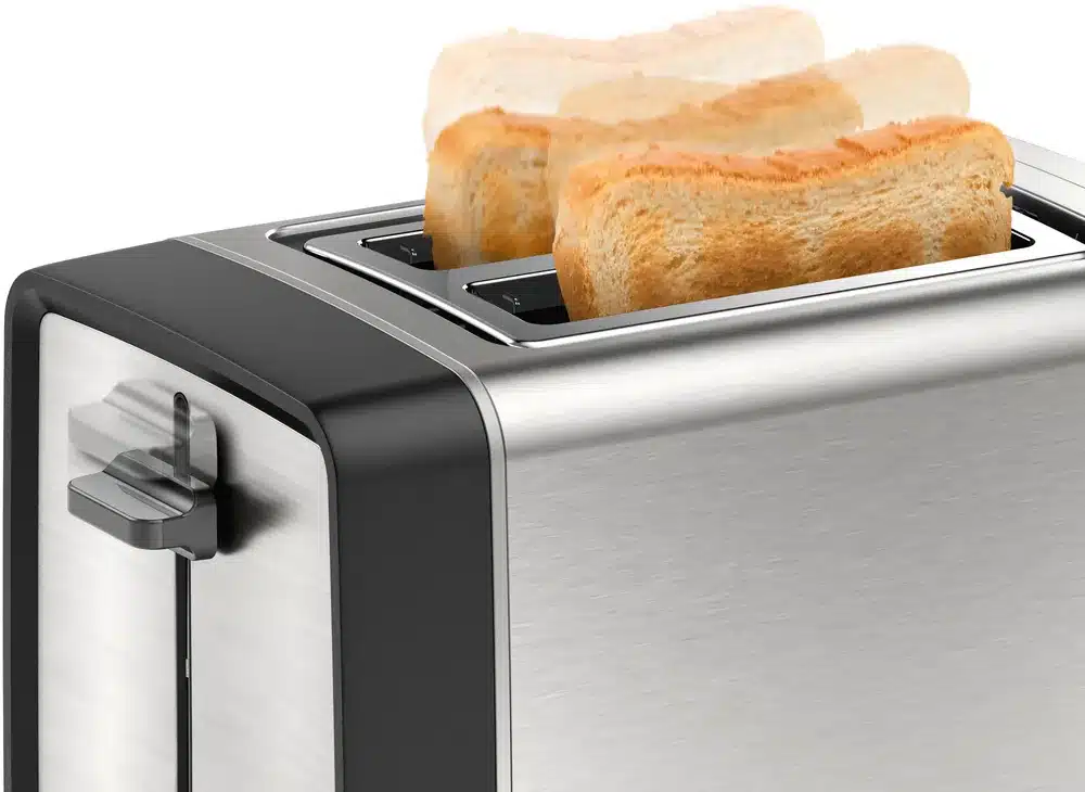 ‏מצנם Bosch בוש שתי פרוסות דגם DesignLine TAT5P420 צבע נירוסטה