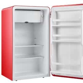 מקרר משרדי בעיצוב רטרו ג׳נרל GENERAL דגם GB 93R אדום