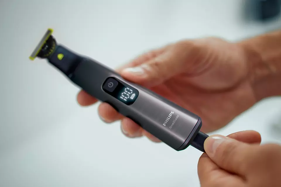 8 מכונת גילוח פנים + גוף PHILIPS פיליפס ONE BLADE דגם QP6551/15