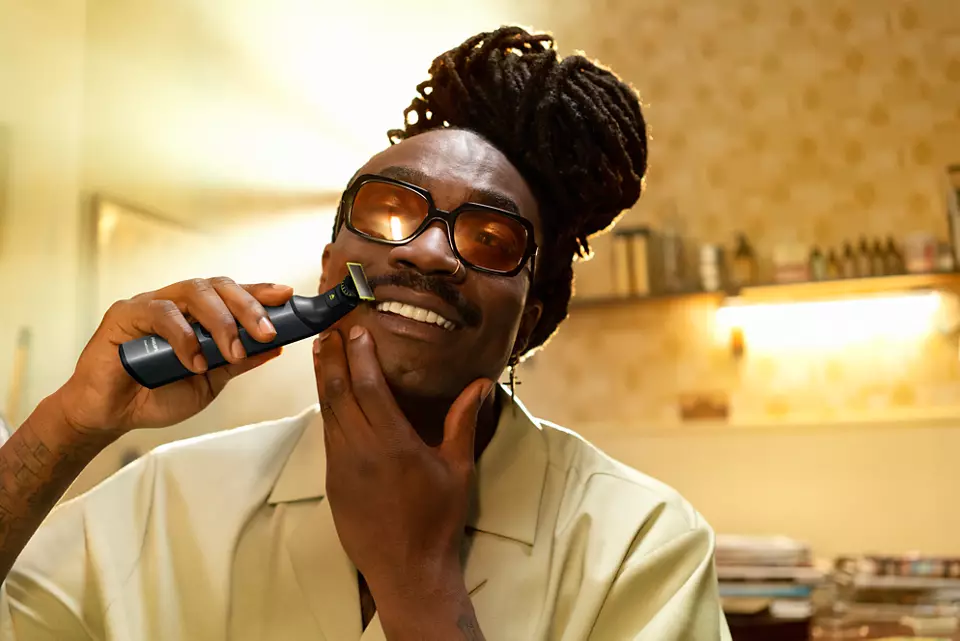 9 מכונת גילוח פנים + גוף PHILIPS פיליפס ONE BLADE דגם QP6551/15