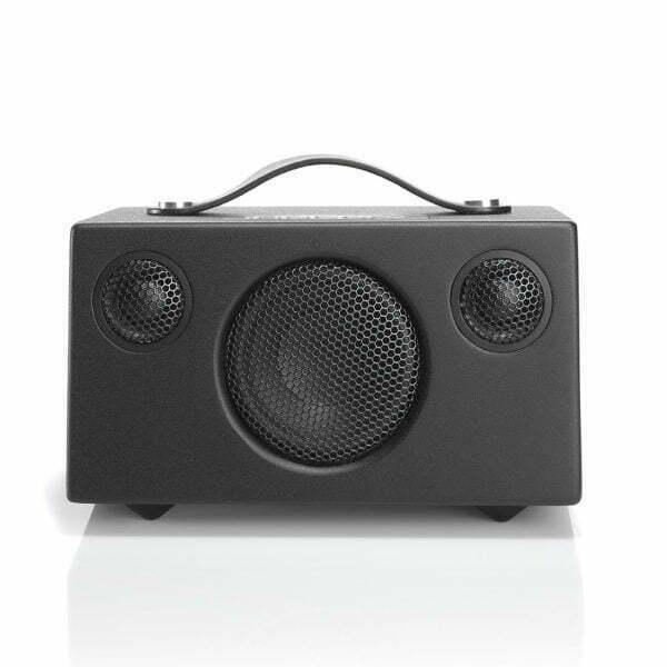 wireless-bluetooth-speaker-T3-BLACK-FRONT-AudioPro-600x600 רמקול Audio Pro ADDON T3+