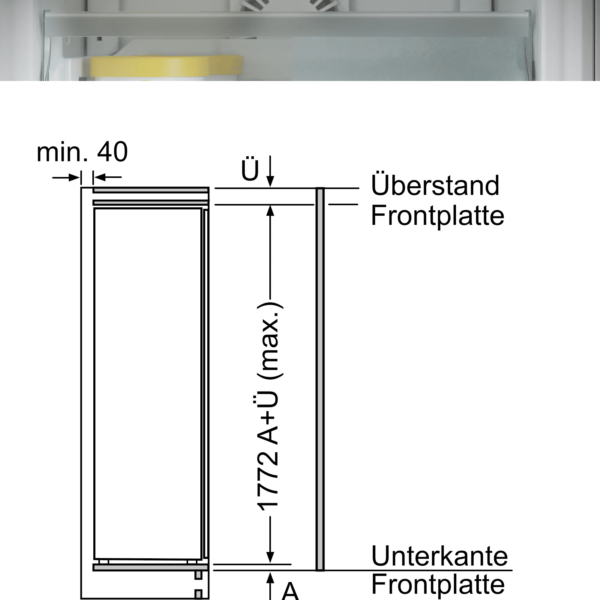 7 מקפיא אינטגרלי ללא מקרר 60 ס"מ Siemens סימנס GI81NACF0 תוצרת גרמניה