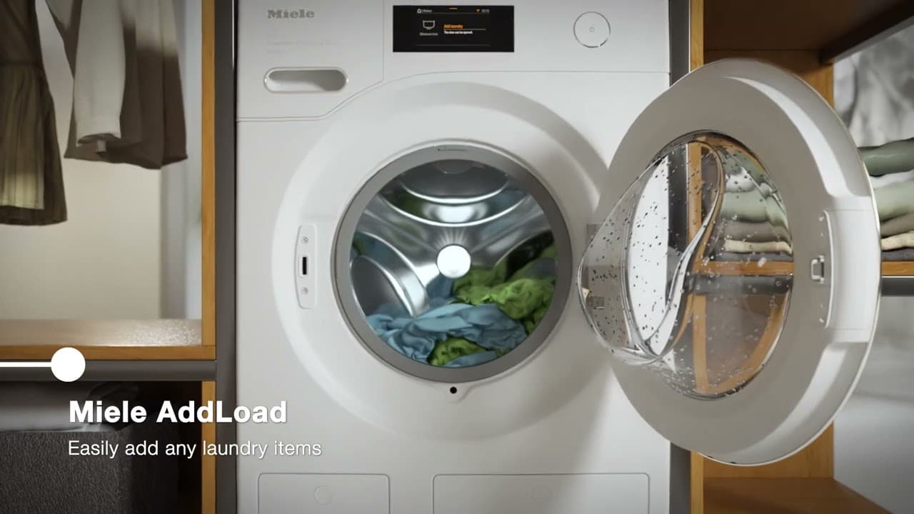 WWD120 מכונת כביסה פתח חזית Miele מילה 8 ק"ג WWD120 WCS תוצרת גרמניה