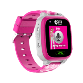שעון חכם לילדים כולל סים מובנה Kidiwatch קידי ווטש דגם ברבי 4G