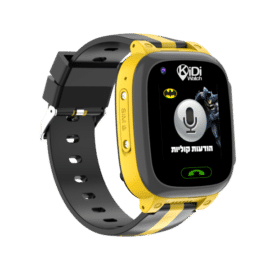 שעון חכם לילדים כולל סים מובנה Kidiwatch קידי ווטש דגם באטמן 4G