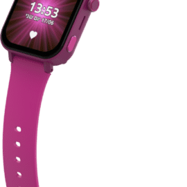שעון חכם לילדים עם סים Kidiwatch קידי ווטש דגם KidiChat 2.1 צבע ורוד