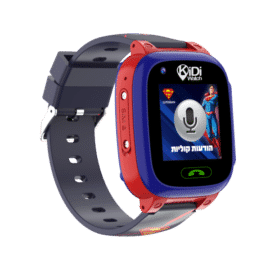 שעון חכם לילדים כולל סים מובנה Kidiwatch קידי ווטש דגם סופרמן 4G