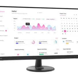 מסך מחשב 31.5'' לנובו Lenovo דגם Lenovo D32-40 FHD LED 4ms שחור