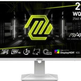 מסך מחשב גיימינג ''MSI MAG 274QRFW WQHD IPS 27 לבן