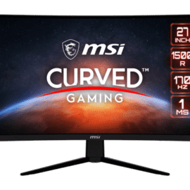מסך מחשב גיימינג קעור - MSI 27" G273CQ 170HZ 2K 1MS 1500R CURVED