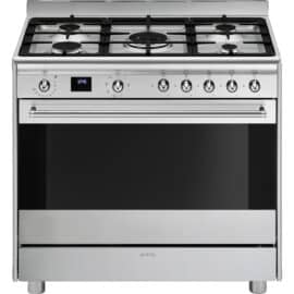 תנור משולב סמג 90 ס"מ 5 גז SSA91MAX2 נירוסטה