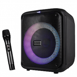 בידורית ניידת 8 כולל מיקרופון אלחוטי דגם QL Milano TOWER-108 מילאנו