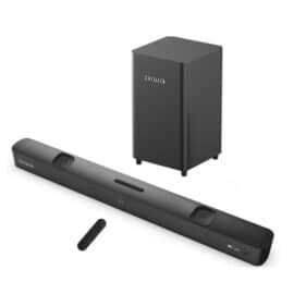 מקרן קול DOLBY ATMOS 2.1.2 עם סאב וופר אלחוטי 500W איווה AIWA דגם ASB-255