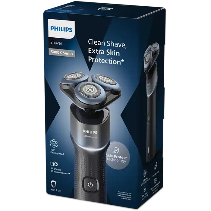 bce713fa91844e1e96d8afbd00f15c42 מכונת גילוח חשמלית לשימוש יבש ורטוב Philips פיליפס דגם - X5006/00