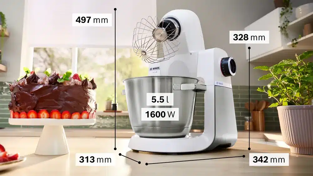 מיקסר מקצועי סדרה 6 עם מנוע 1600W דגם MUMS6EW00 בוש BOSCH