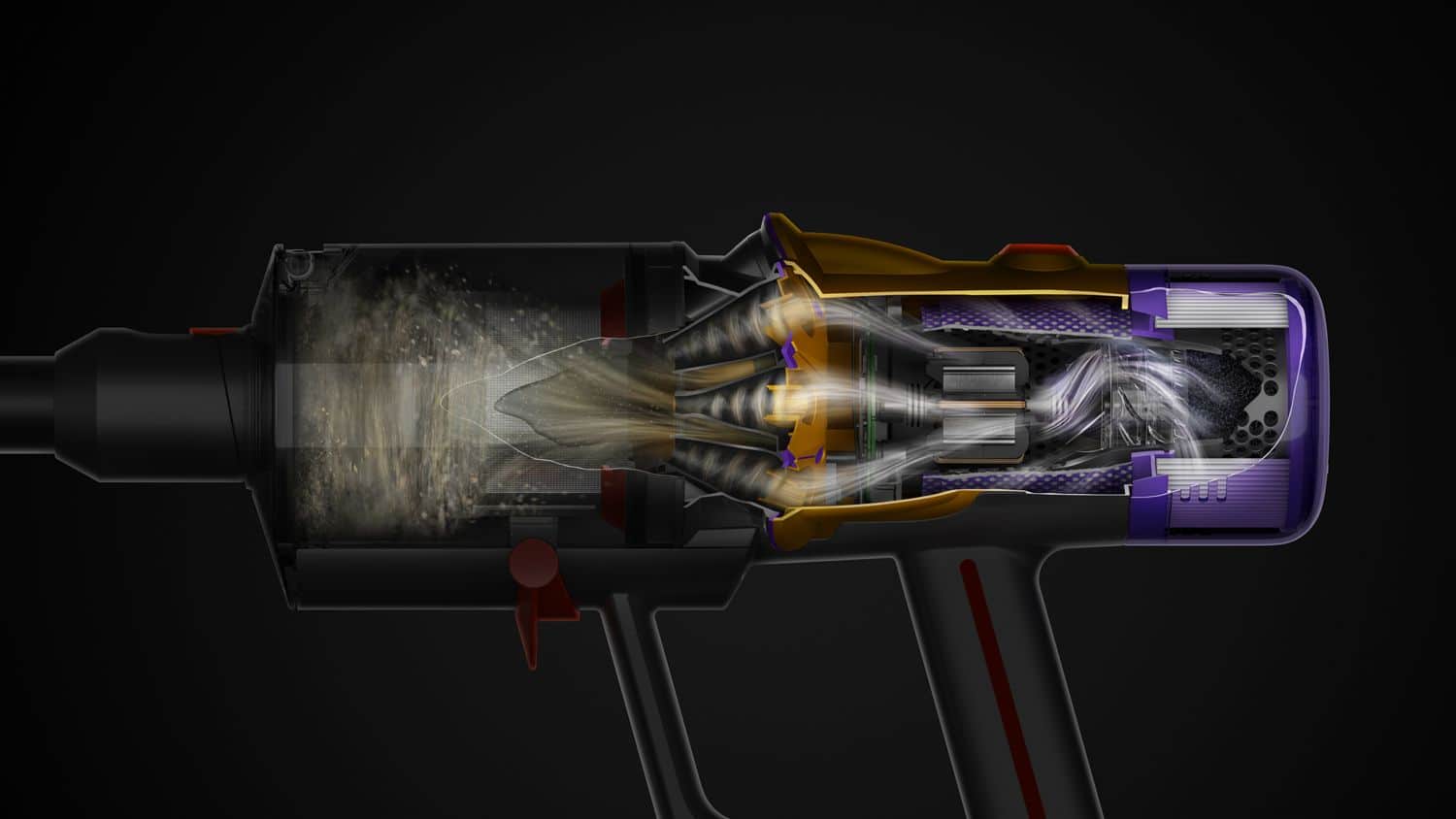 05-Gallery-filtration (1) שואב אבק אלחוטי דייסון Dyson V12 Detect Slim Absolute SV46 שנתיים אחריות יבואן רשמי ב.נ.ז.כ