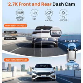 מצלמת רכב חכמה דו-כיוונית 70mai Dash Cam A510-1 שיאומי XIAOMI