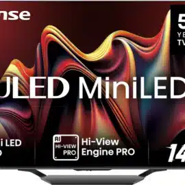 טלוויזיה חכמה 65" Hisense הייסנס דגם 65U72NQ QLED MINI LED