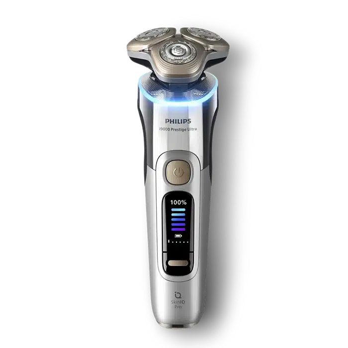 4 i9000 Prestige Ultra מכונת גילוח חשמלית לשימוש יבש ורטוב עם פיליפס SkinIQ Pro PHILIPS דגם - XP9404/46