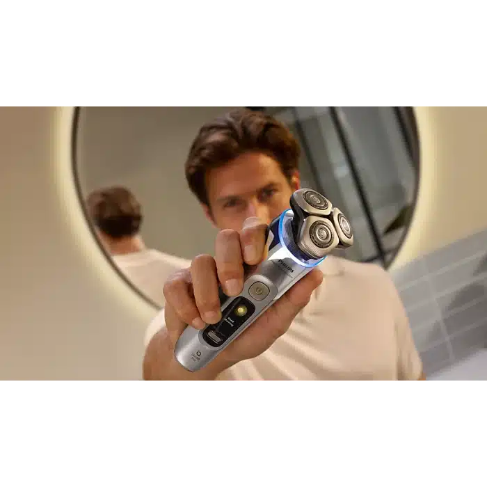 6 i9000 Prestige Ultra מכונת גילוח חשמלית לשימוש יבש ורטוב עם פיליפס SkinIQ Pro PHILIPS דגם - XP9404/46