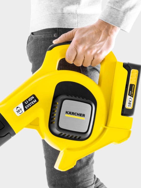 lbl4-1 מפוח עלים אלחוטי Karcher קרשר דגם LBL2 - אחריות לשנה ע׳׳י דן שלדן היבואן הרשמי