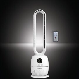 מאוורר מגדל מעוצב ובטיחותי עם שלט UNIVERSE דגם NRI-7575