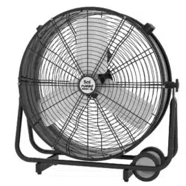 מאוורר ריצפתי יוקרתי 24 אינץ׳ Sol סול דגם SL-5304 שחור מט
