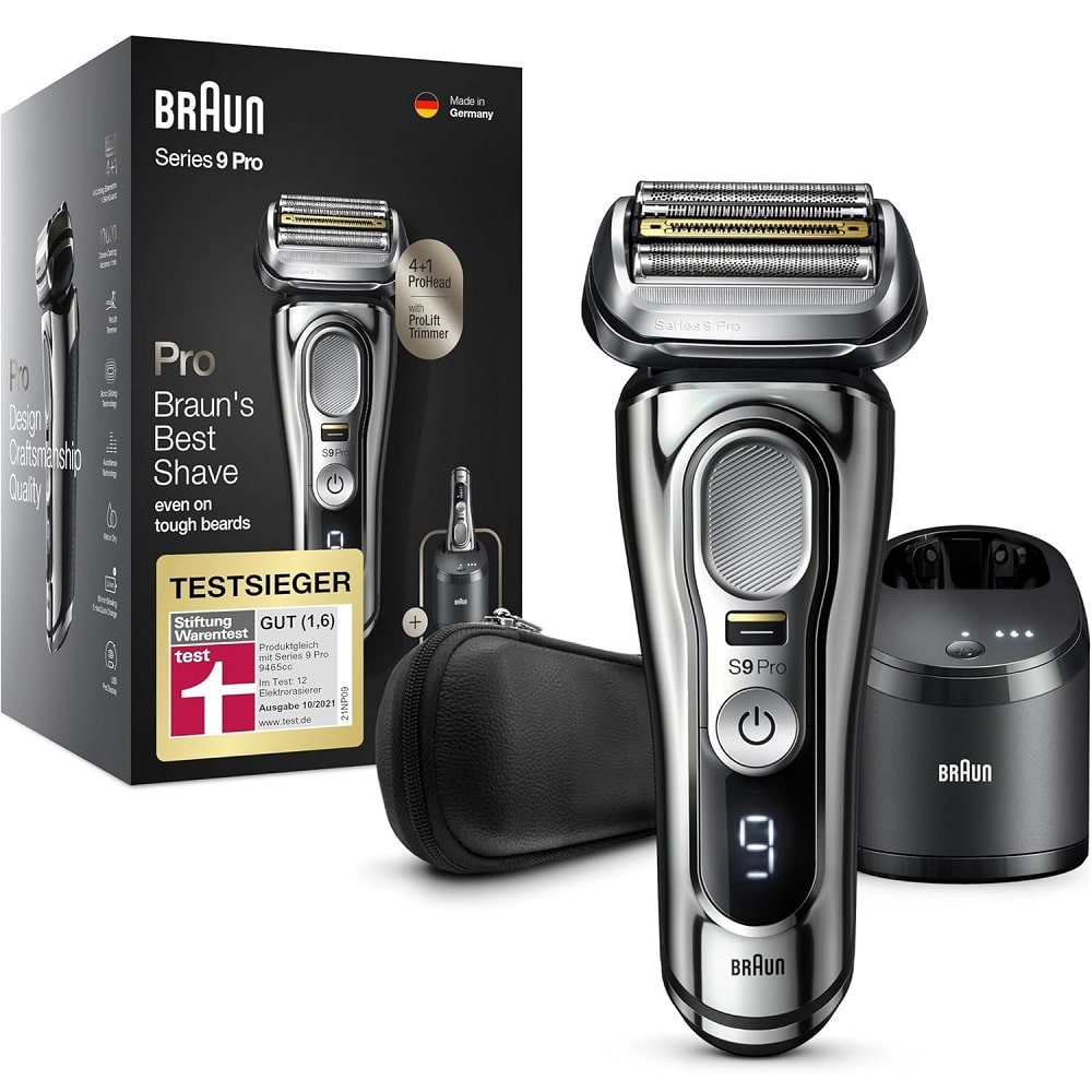 1 מכונת גילוח נטענת יבש/רטוב Braun בראון דגם Series 9 Pro 9466cc