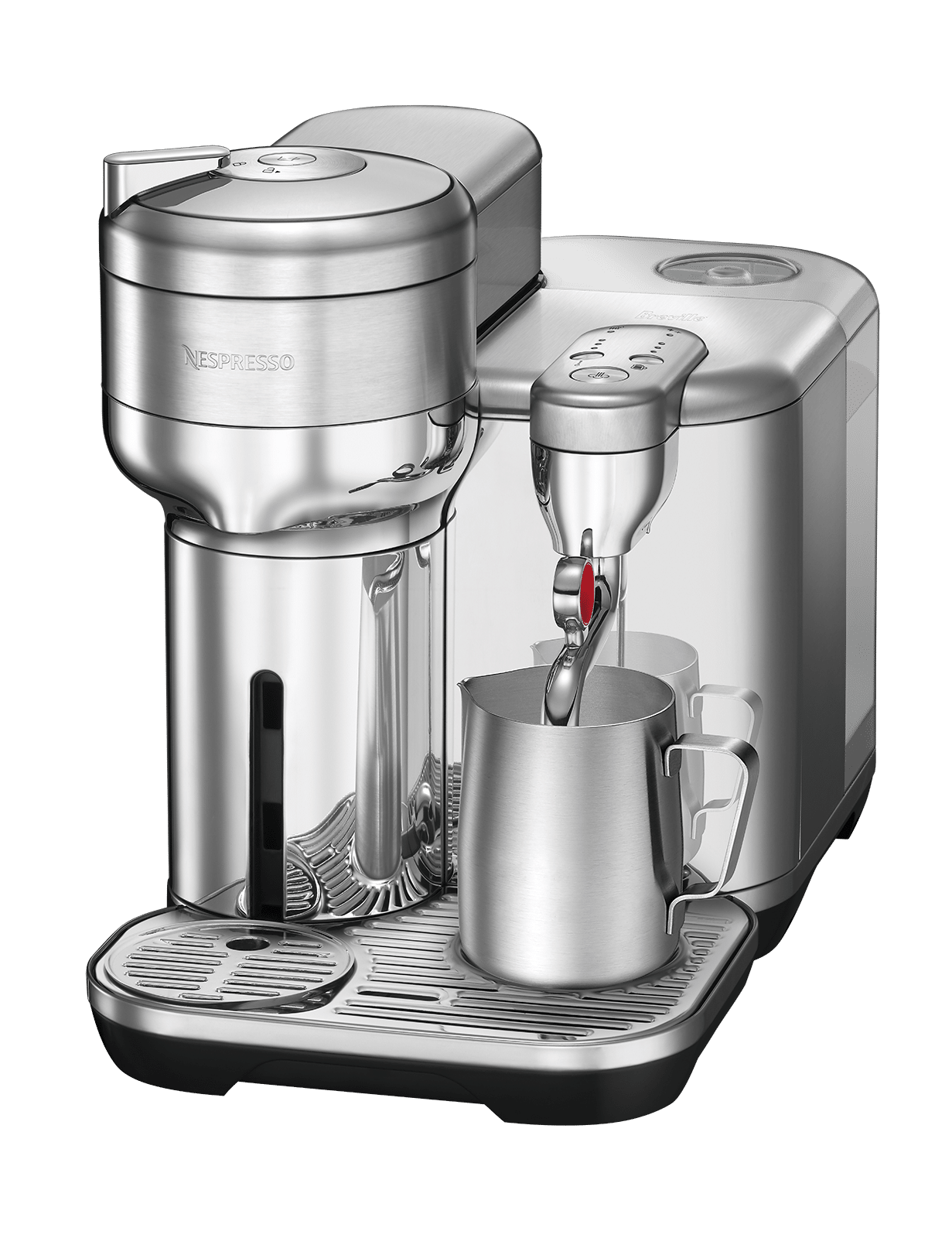 WW_ALL_VL_Vertuo_Creatista_Stainless_Steel_Coffee_machine_030_3Q_TranspBG_24-XX מכונת קפה Nespresso VERTUO CREATISTA נספרסו דגם - GCV5-IL-ME-NE