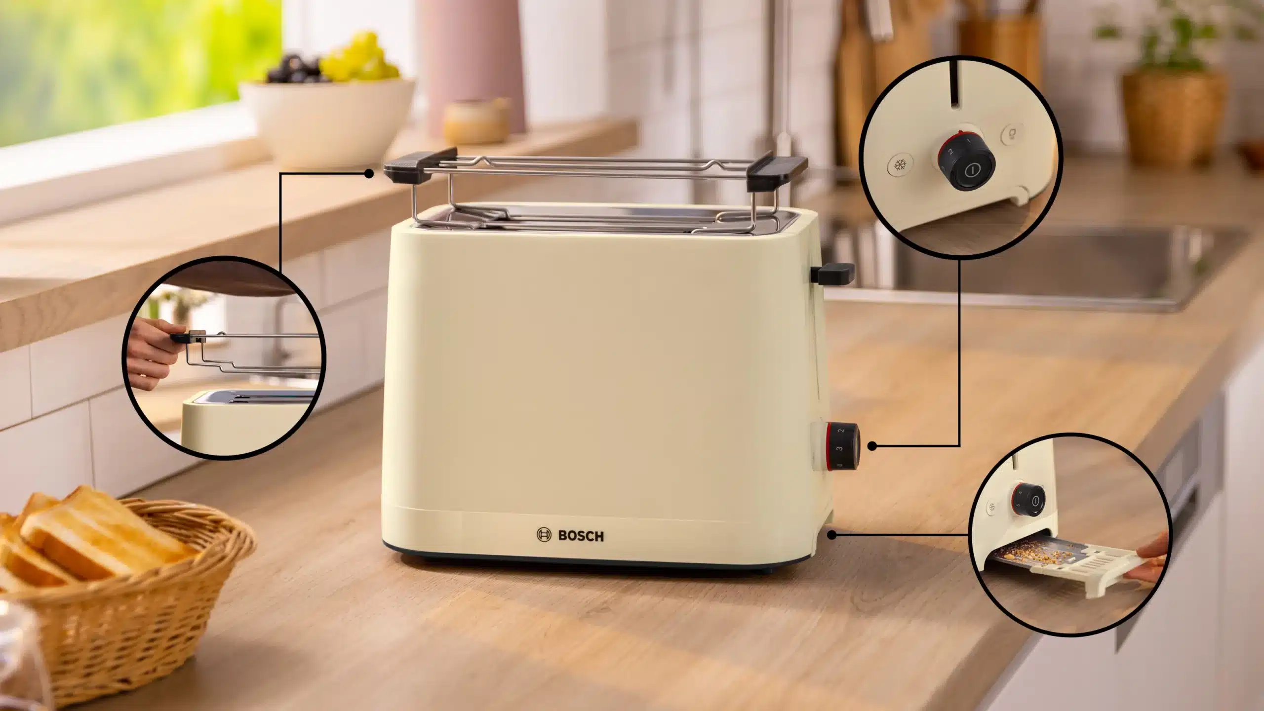 מצנם Bosch MyMoment בצבע בז' – דגם TAT3M127