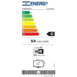 טלוויזיה אל ג'י ''43 LG דגם 43UA80006LC