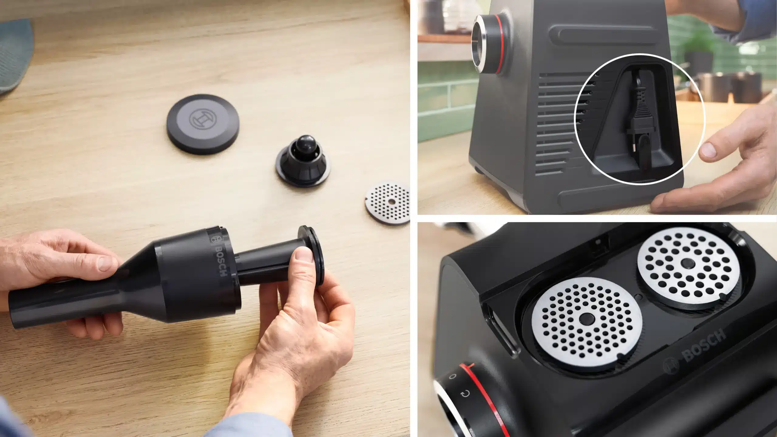 מטחנת בשר סדרה 6 MultiPower 2100W בוש Bosch דגם - MFWS641B